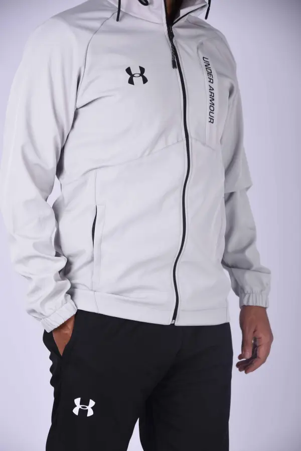 Survêtement Under Armour Scuba Grand Taille Ref-UA74 ( Gris clair)