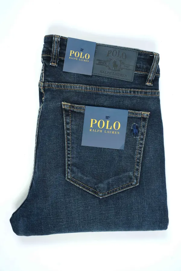 Jean Polo Bleu Sable 100% Coton Coupe Normal Ref-PO55SF31V